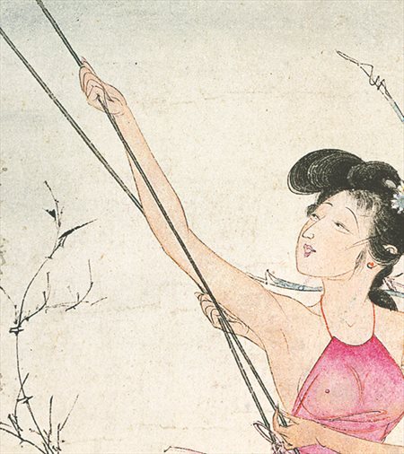 永川区-胡也佛的仕女画和最知名的金瓶梅秘戏图